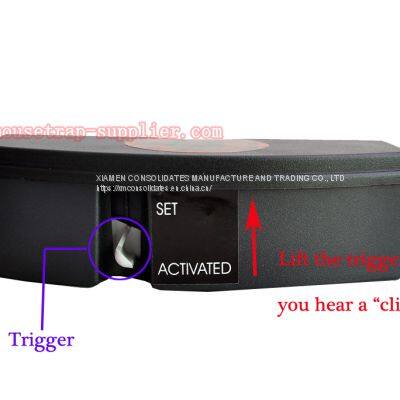 Plastic Black Hidden No Touch No See Tunnel Mouse Trap photo-2