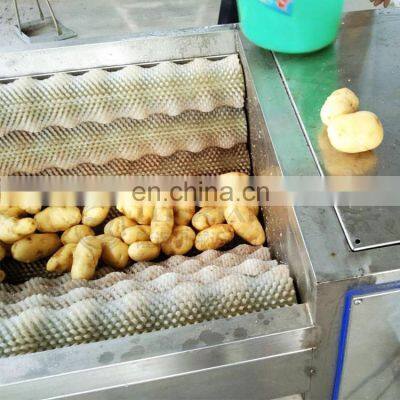 Factory Direct Automatic Radish Beetroot Brush Roller Cleaning and Peeling Machine 50kg-1000kg/h photo-3