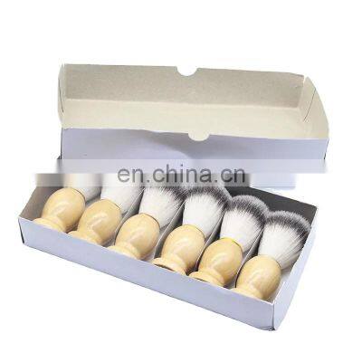 Super Soft Wood Shaving Brush Personalized Nylon Hair Brush Nylon Brushes