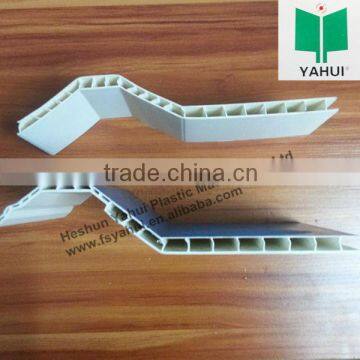 Durable hollow PVC roof