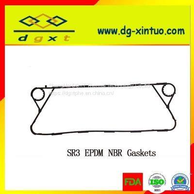 SR3 Equivalent Heat Exchanger Gasket For APV plate heat exchanger