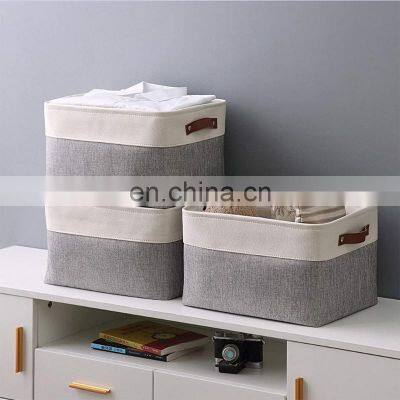 Latest Sustainable Organizer Toys Fabric Foldable Stackable Other Storage Boxes Bins photo-4