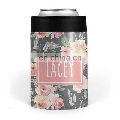 12 oz double wall insulated sublimation blank beer slim can cooler