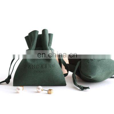 PandaSew Wholesale Jewelry Bag High Quality Microfiber Jewelry Pouch With Custom Logo photo-5
