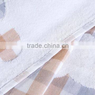 China 100% Cotton White Cloud Printed Moving Soft Summer Home Use Plaid Made in China Towel Blanket photo-6