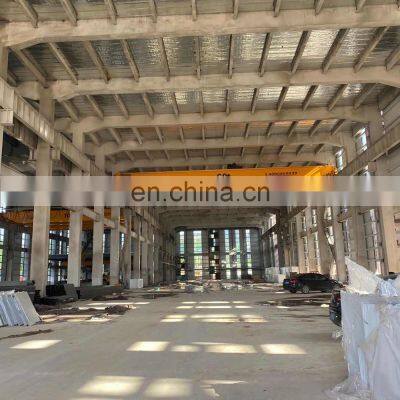 2 story prefabricated wide span steel structure building warehouse shed for storage