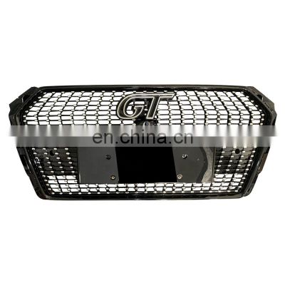 Replacement RS4 car front grille for Audi A4 B9 A4L new special GT style high quality front bumper grill 2017-2019