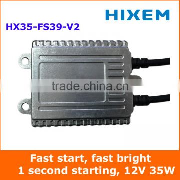 Fast starting, quick start, 1 second starting HID ballast 12V 35W, less than 1% defective rate