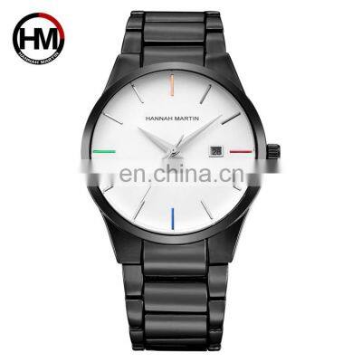 HANNAH MARTIN HM-17552 Japanese Analog Quartz Fashion Watches Luxury Stainless Steel Custom Logo Man Watch