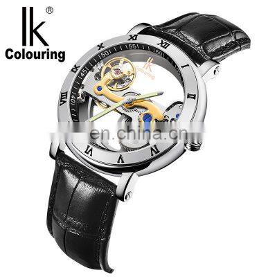 IK Colouring 98399G Luxury Automatic Self-Wind Man Watch Mechanical Skeleton Wristwatch Relogio Masculino photo-3