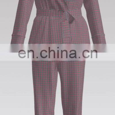Recycle Polyester Rayon TR Yarn Dyed Plaid for Dress and Shirt photo-5