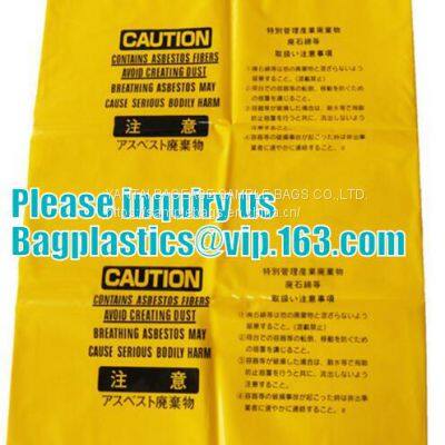 Мешки для захоронения асбеста, для подрядчиков, промышленные, для наружного использования, для хранения и утилизации, экономичные прочные мешки взрослого размера photo-2