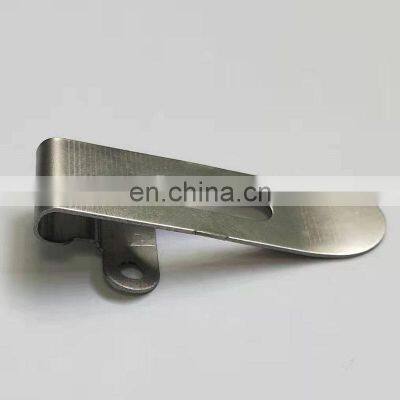 OEM Sheet Metal Stamping Parts Stainless Steel Clamp Belt Clip photo-3