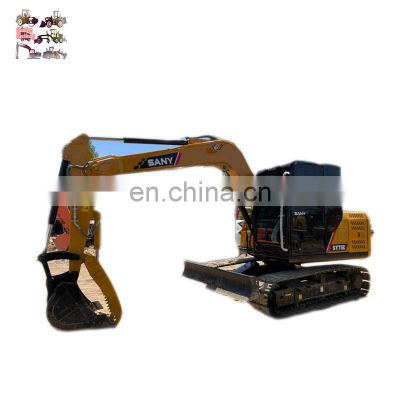 China Top brand Sany sy75 mini excavator, Sany crawler digger with Japan mistubish engine  in Shanghai China