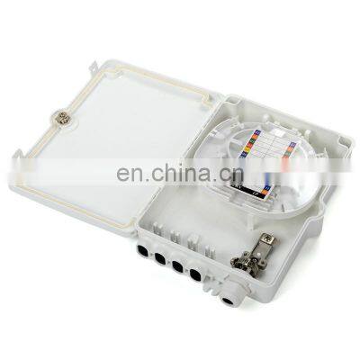 Europe 4 / 8 cores preconnection and branch holes fiber optic termination 8 core ftth box