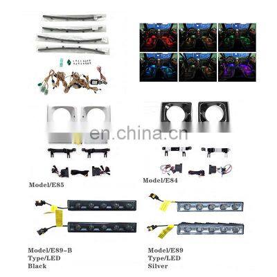 Flyingsohigh Foglight Cover Light E89 LED Silver Car Lamp For Mercedes Benz G Class W463 2002-2016 photo-3