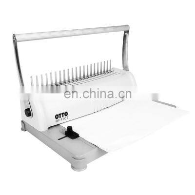 Top Quality Manual Small Binder Machine Office A4 Size Comb Binder 21 Holes Paper Book Binding Machine photo-5