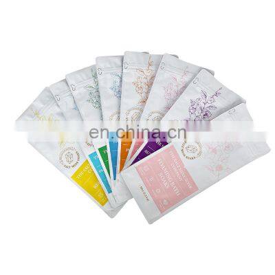 Gravure Printing 5lbs Cosmetic Skin Care Bag Mylar Single Zip Lock Body Scrub Packaging Bags Bath Salt Bag photo-4