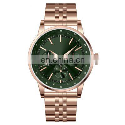 Hot Sales Fashion Simple Dial Casual Man Luxury Stainless Steel Crystal Bracelet Quartz Wrist Watch photo-5
