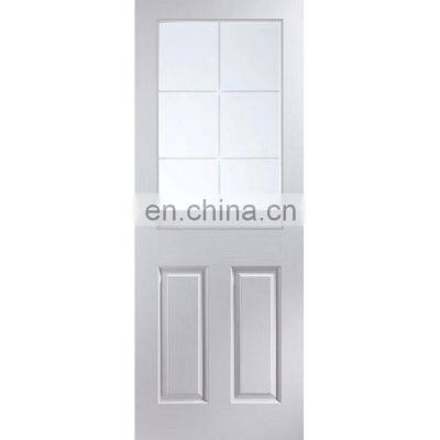 White Painted Internal Bedroom Bathroom New Solid Door Design Modern Sale Frosted Glass Door photo-2