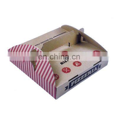 Wholesale High Quality Corrugated Kraft Paper Cardboard Color Printing Disposable Food Grade Italian Pizza Boxes photo-3