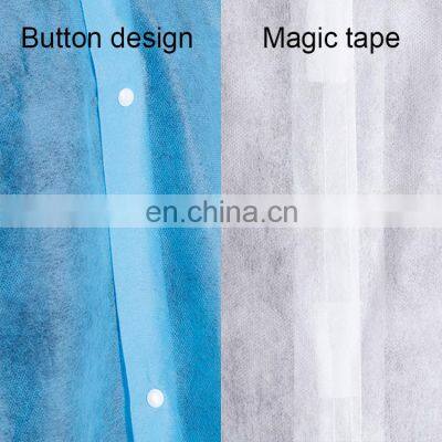 Good Protective Lab Coat Disposable Workwear Uniform With Hook and Loop Fastener photo-5