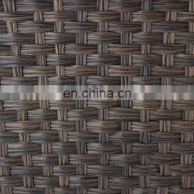 Large Capacity With Handle and Lid Hand-woven Plastic Rattan Storage Basket Bathroom Laundry Storage Bucket