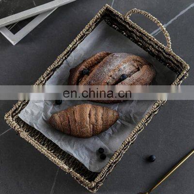 Durable For Daily Seagrass Serving Tray Fruit Basket For Picnic Trip Vietnam Supplier photo-5