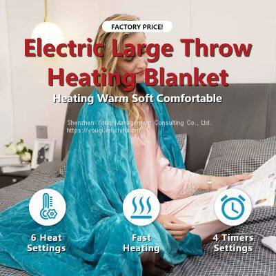 High Quality Europe Electric Blanket/ Europe Livingroom Electric Blanket/ King Size Heating Blanket/