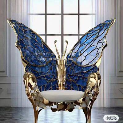 2023 New Design Armchair Light Luxury Queen Butterfly Chair