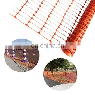 Cheap fence plastic temporary lightweight HDPE orange safety barrier mesh for warning fence