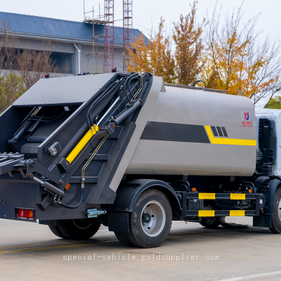 10 square multi-function compressed garbage truck