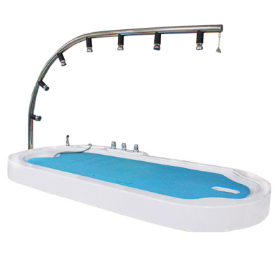 Home Use Massage Equipment Acrylic and Stainless Steel Material Vichy Shower Bed Electric SPA Hydro Massage Bed for Sale