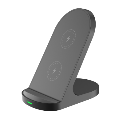 15W Fast Charging Double Coils Custom Wireless Charger stand phone holder Wireless phone charger plates wireless