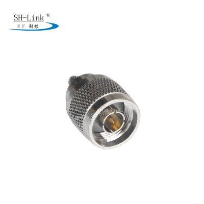 N-type RF Connector 50 Ohms Copper Nickel Plated