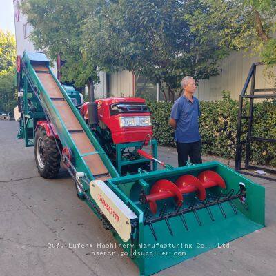 Tractor with corn thresher Self propelled corn thresher