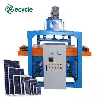 Waste Solar Panel Recycling Equipment Semi Auto Low Cost Frame Removal & Material Recovery Machine photo-4