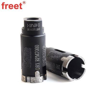 35mm Vacuum Brazed Dry Diamond Core Drill Bits for Drilling Stone