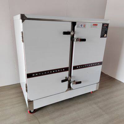Commercial-Grade 48 Tray Rice Steaming Unit with Auto Water Level Sensor
