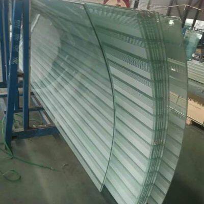 Tempered Glass Railing Panels With Stainless Steel Standoffs for Stair and Balcony photo-5