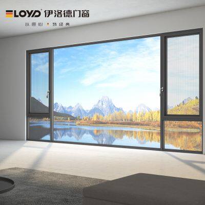 Aluminum Alloy Bridge Screen 110 Casement Window