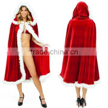 cheap red professional wholesale Christmas Eve Women Sexy Santa Costume