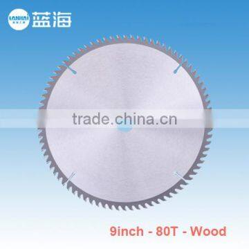 9''-80T Tungsten Carbided Tipped Multiple Wood Circular Saw Blade