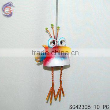 artificial animal iron bird wall hanging decoration for home adornment