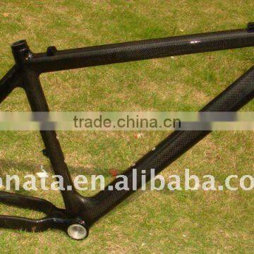 MTB carbon fiber bike frame 3k finish