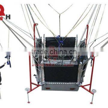 luxury four in one amusement equipment bungee trampoline for sale