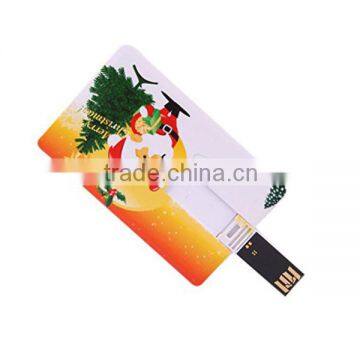 Credit card memory stick christmas usb pendrive 8gb