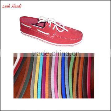5mm Buff Flat Leather Cord for Shoelace