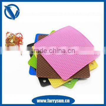 2015 Custom Honeycomb Shape Silicone Pads/kitchen Silicon Mats photo-2