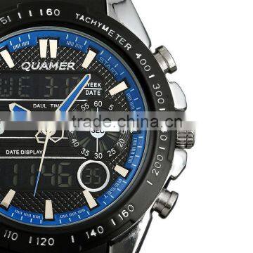 New Black & Blue Silicon Material Men Watches For Sport photo-2